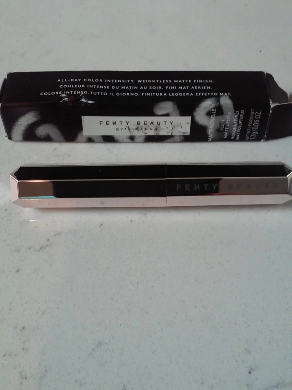 Fenty Beauty box opened